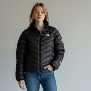 The North Face Women's Summit 800 GD Fill Packable Black Puffer